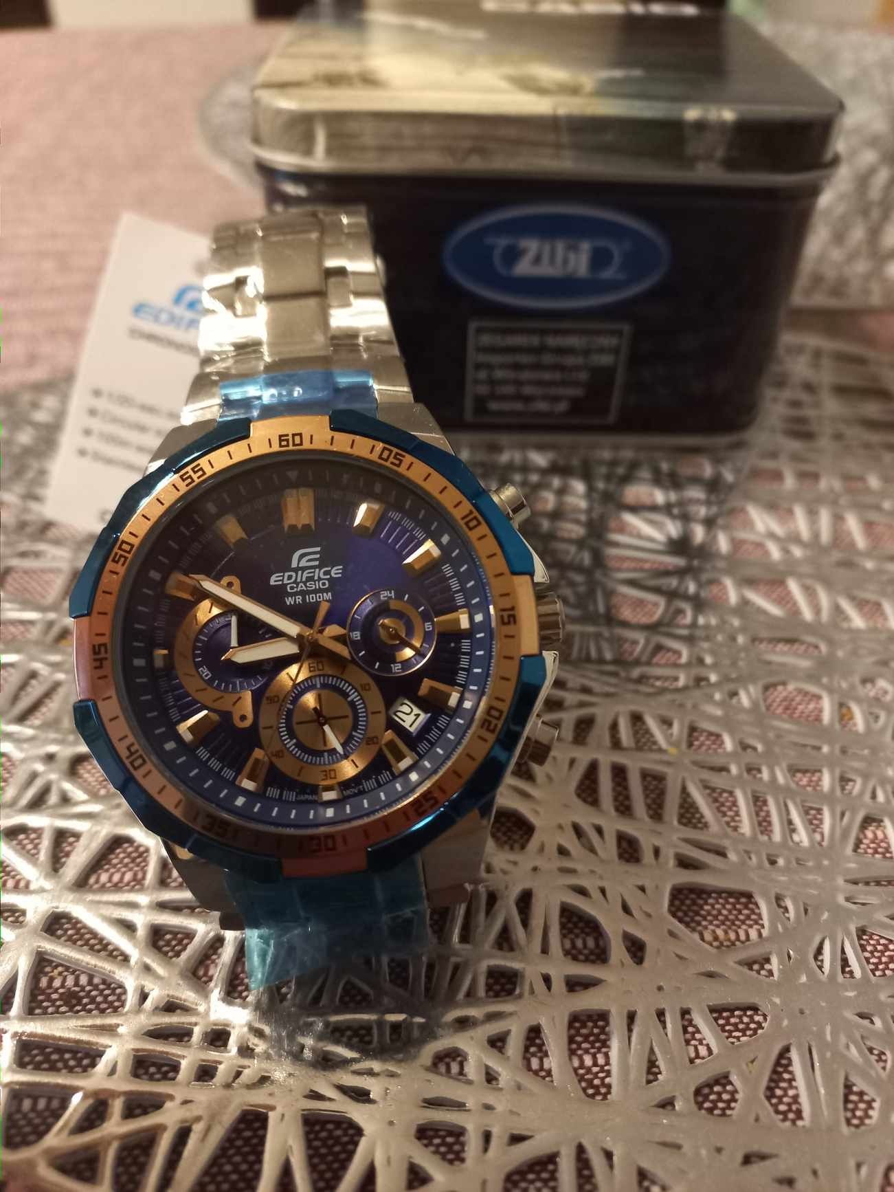 Zegarek męski casio edifice 554 chronograf