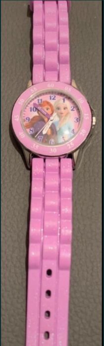 Disney Dziewczecy analogowy zegarek kwarcowy z silikonowym paskiem