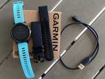 Zadbany Garmin Vivoactive 3 Niebieskoszary z kablem + paski