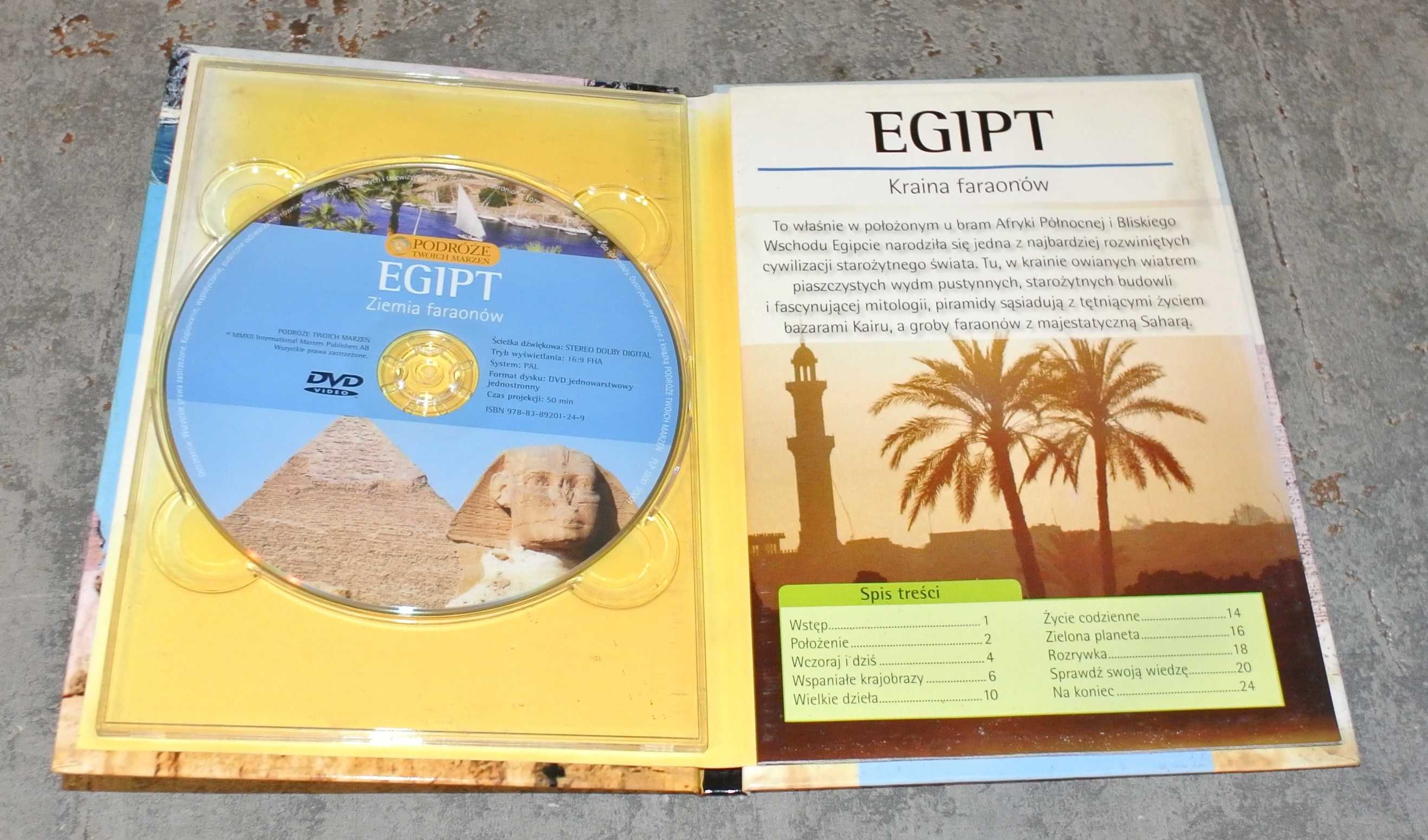 Egipt - Ziemia Faraonów - Płyta DVD