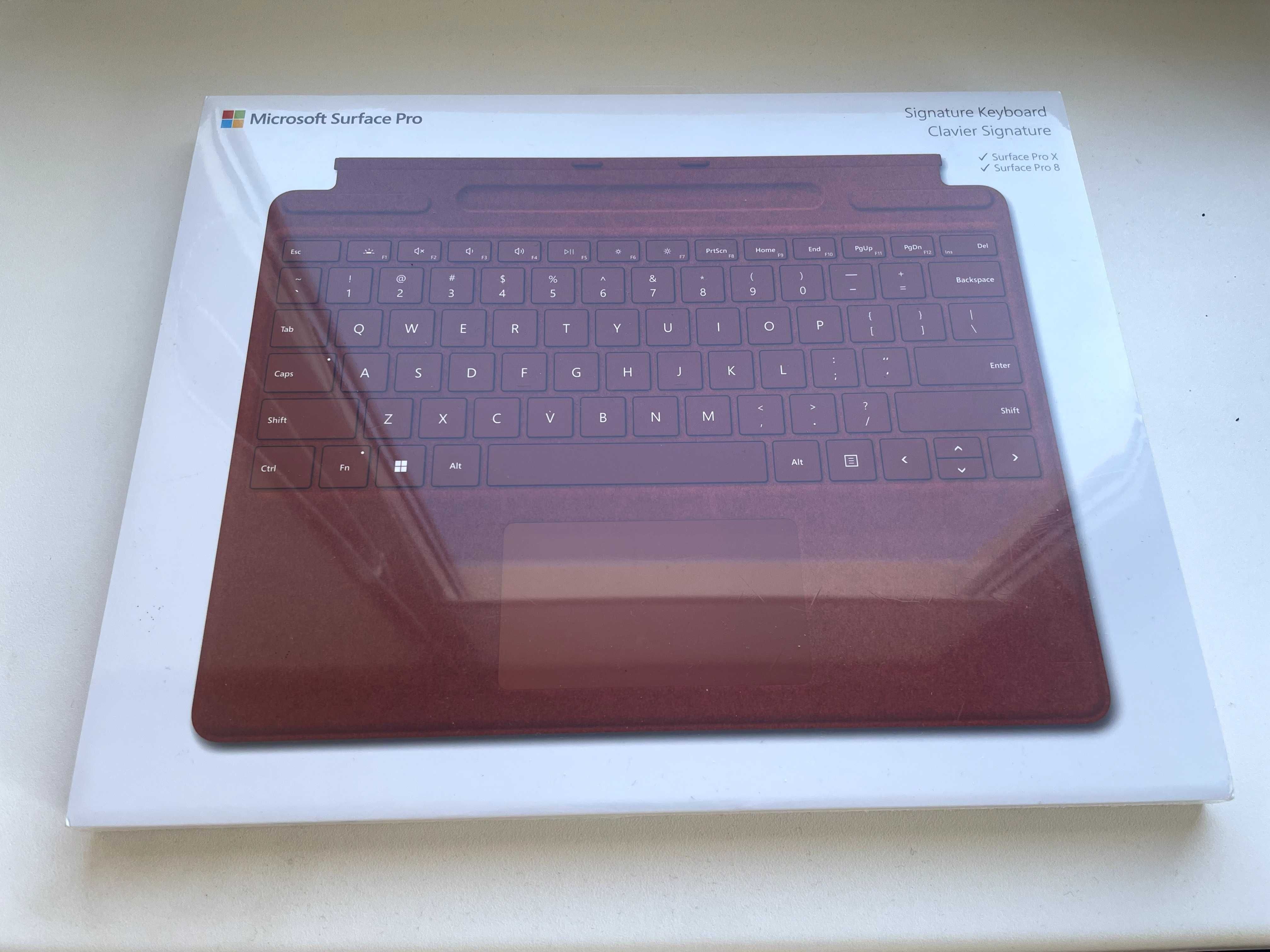 Клавіатура Microsoft Surface Pro Signature Keyboard Red 8XA-00021