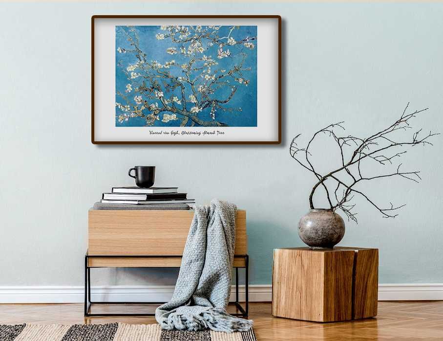 Vincent Van Gogh, kwitnący migdałowiec 91x61 plakat