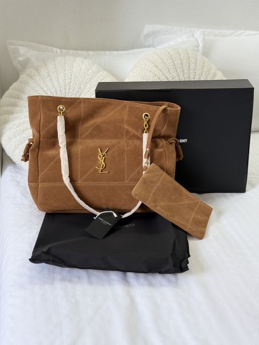 Сумка YSL Yves Saint Laurent medium JAMIE SHOPPING in suede
