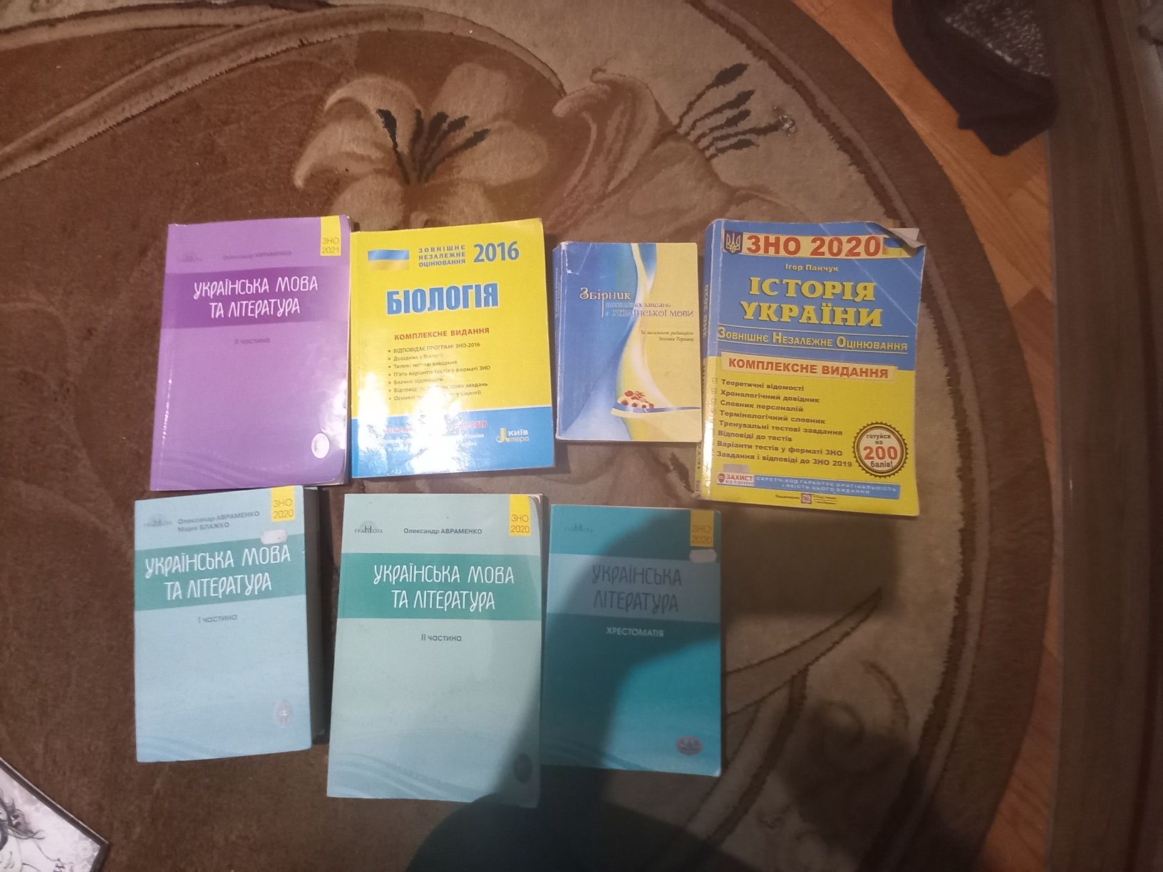 ЗНО українська мова біологія історія