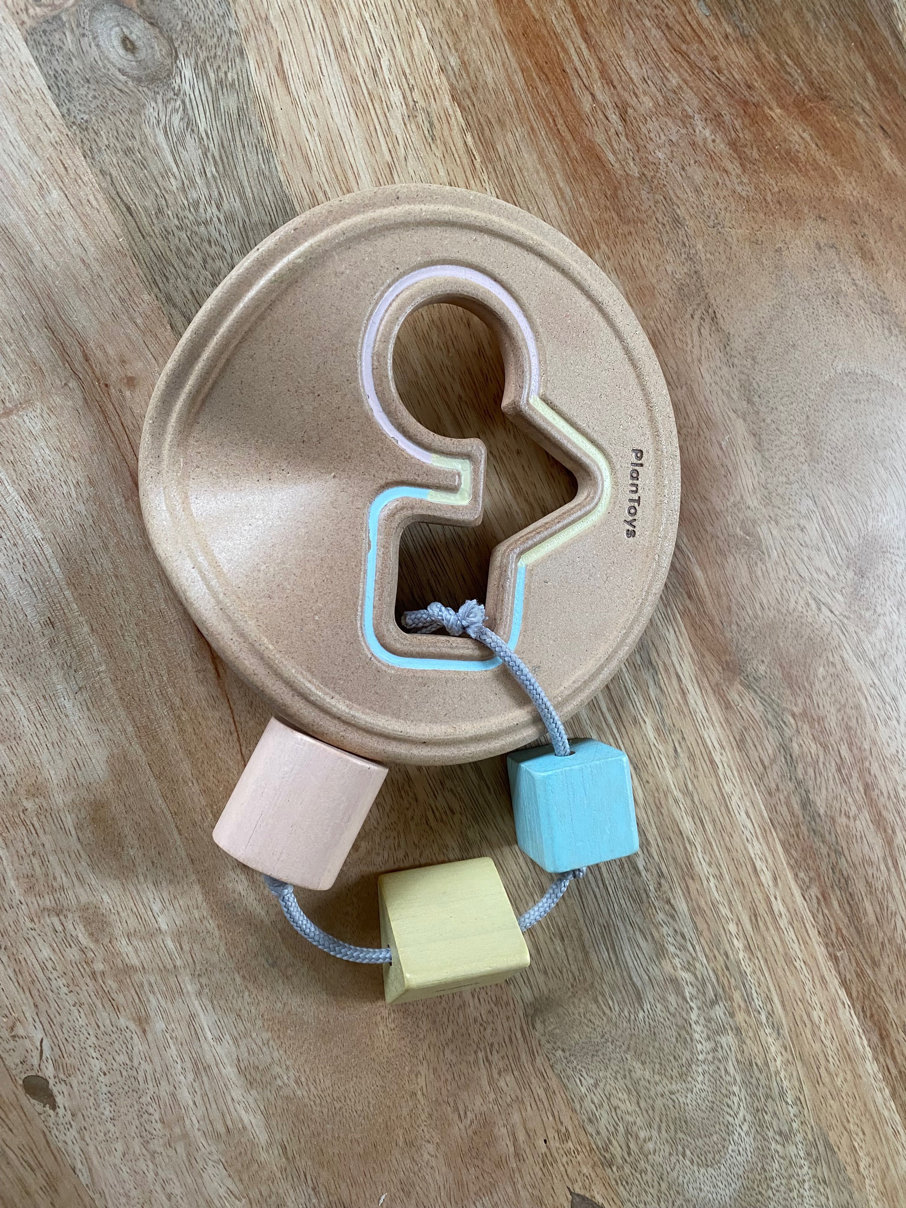 Plan Toys: pastelowy pierwszy sorter Shape Sorter