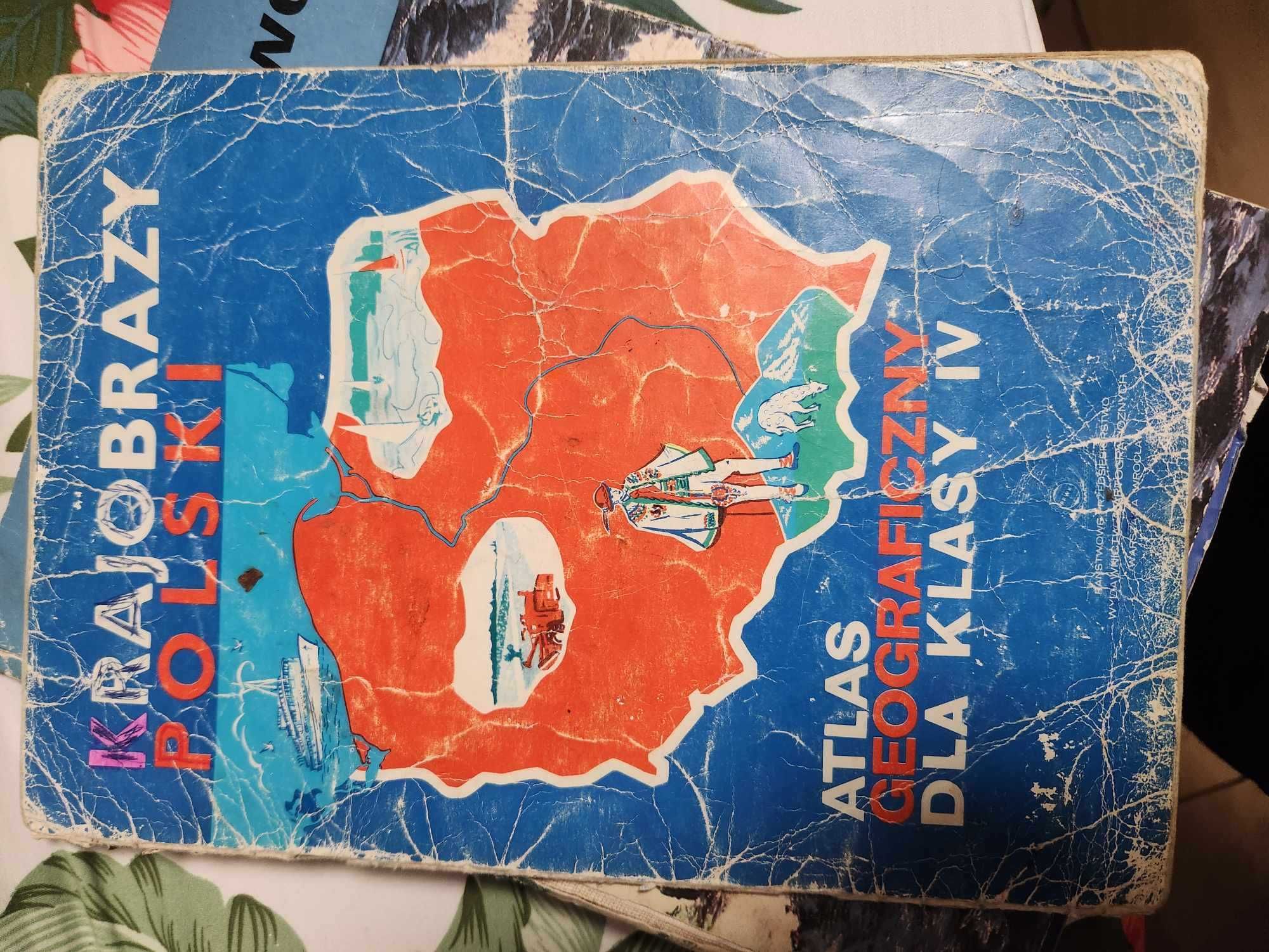 Krajobrazy Polski atlas geograficzny szkoła podstawowa stan dst 1983