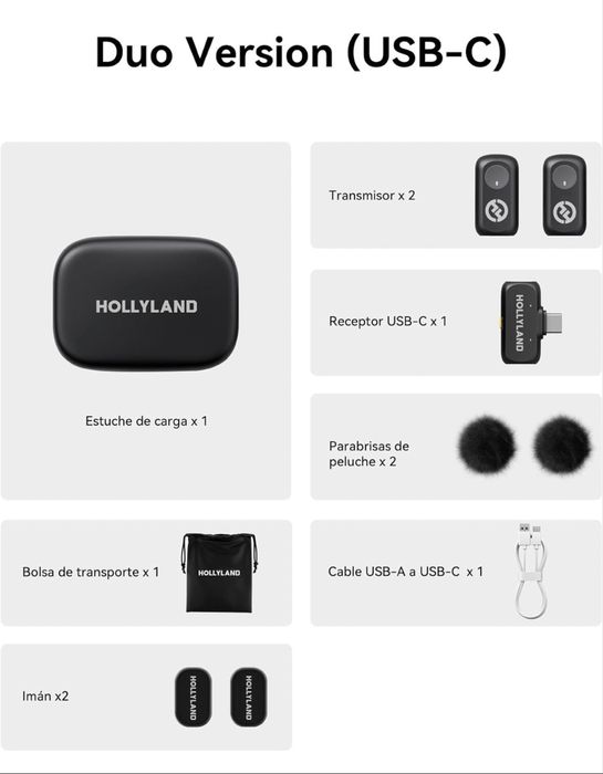 Microfone Hollyland Lark A1 - Novo lacrado