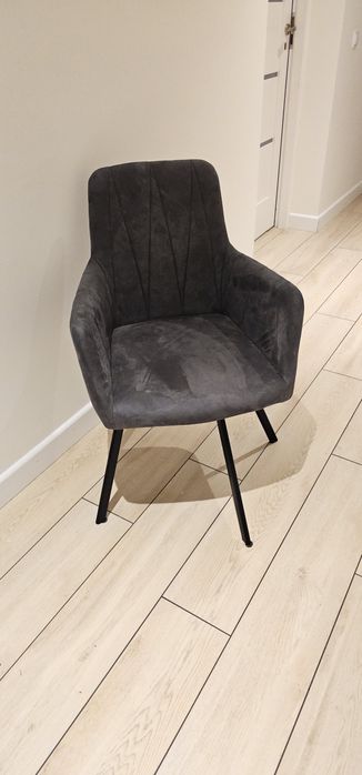 Krzesło/fotel obrotowy welurowy