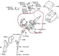 Рулевая колонка в сборе Toyota Rav-4