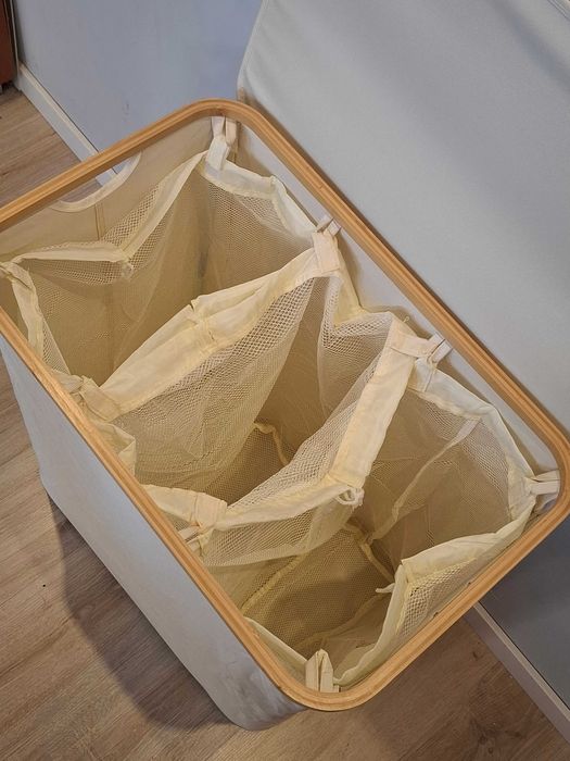 Kosz na pranie 3 przegródki 150L