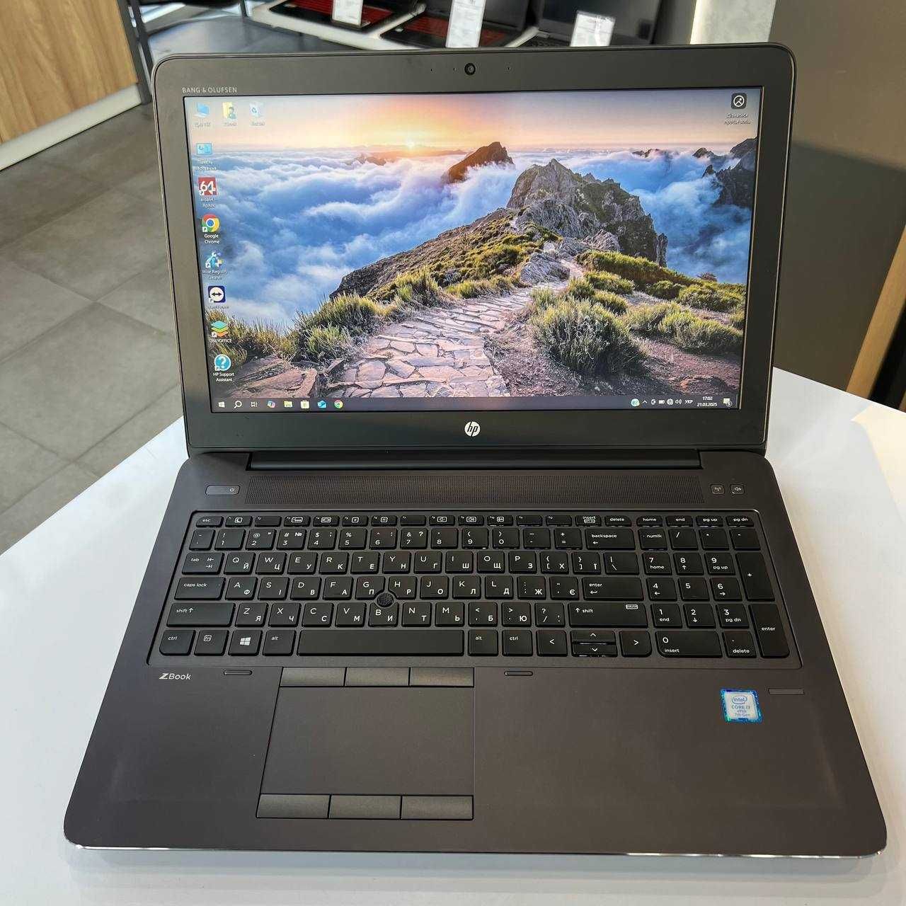 Ноутбук HP ZBook 15 G4 Intel Core i7-7820HQ/M620 2Gb/16Gb/256Gb SSD