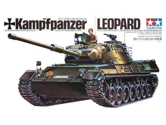 Tamiya 35064 West Ger. Leopard Tank 1/35 model do sklejania