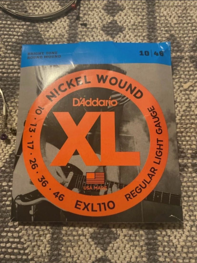 3 SETS! struny do gitary elektrycznej 18 sztuk D Addario