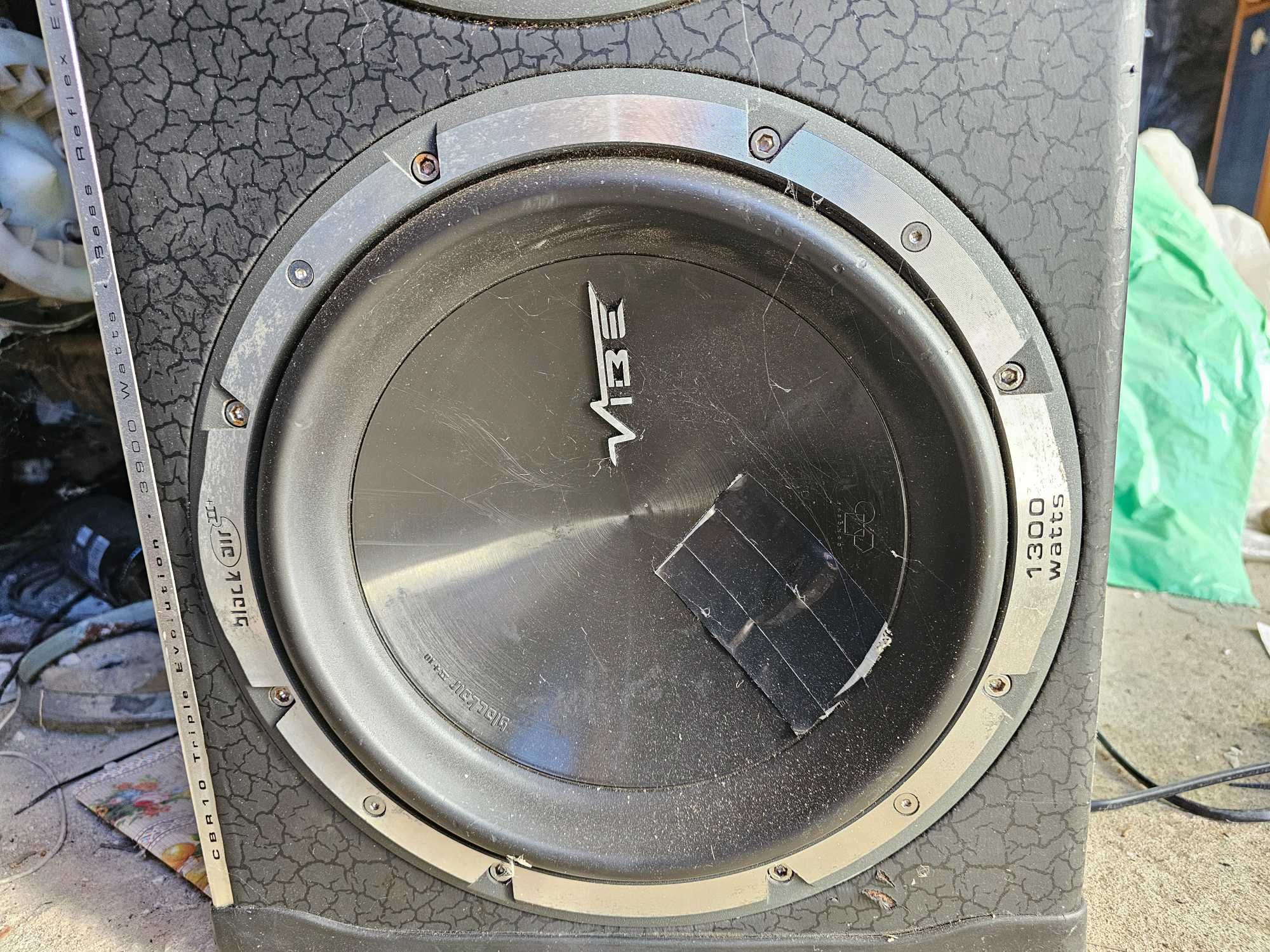 Subwoofer Vibe CBR 10 Triple Evolution 1300/3900W RMS 2Ohm ZAMIENIE