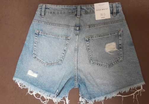 ‼️ Новые джинсовые шорты от Cropp с эффектом потертости