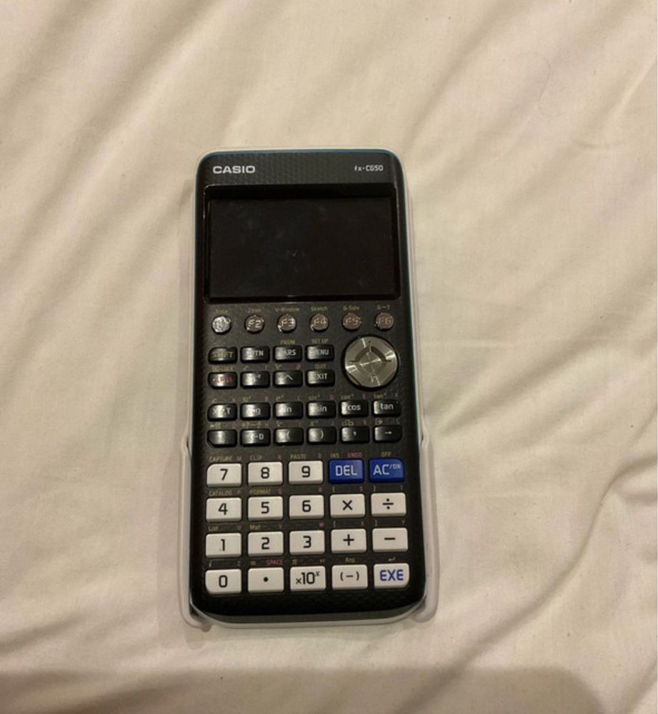 Calculadora gráfica casio fx-CG50 + capa