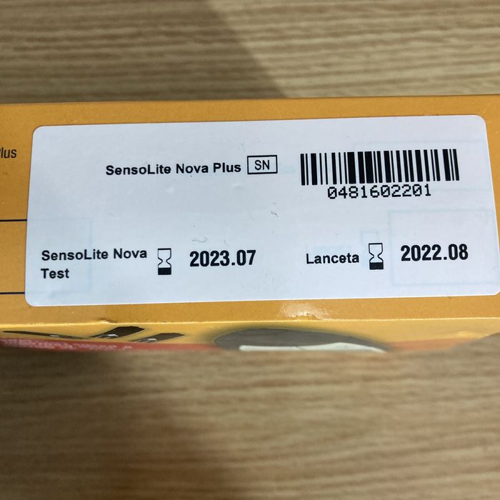 Medidor de glicose com voz Portuguesa – SensoLite Nova Plus - Novo
