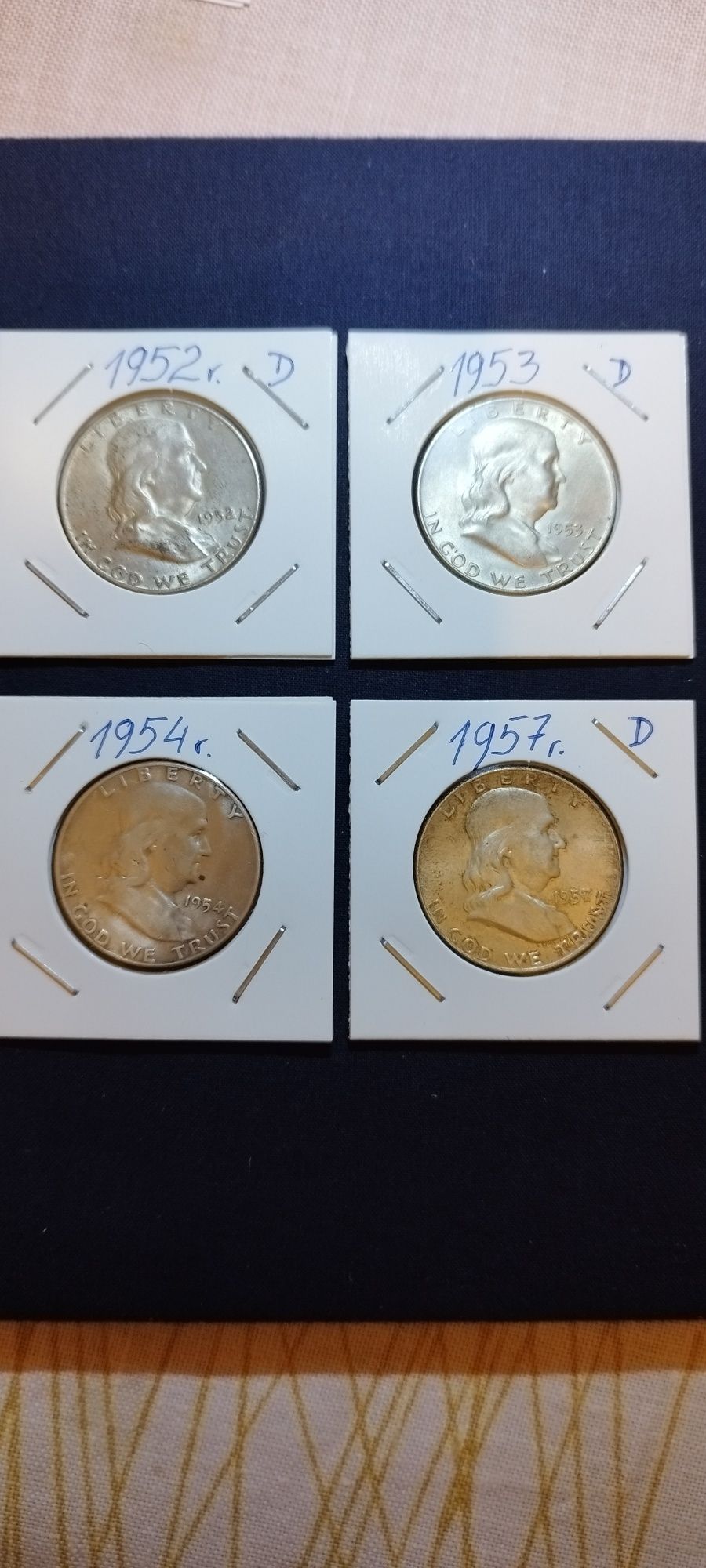 Monety HALF DOLLAR z dzwonem wolności