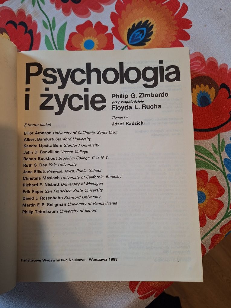 Psychologia I życie Zimbardo