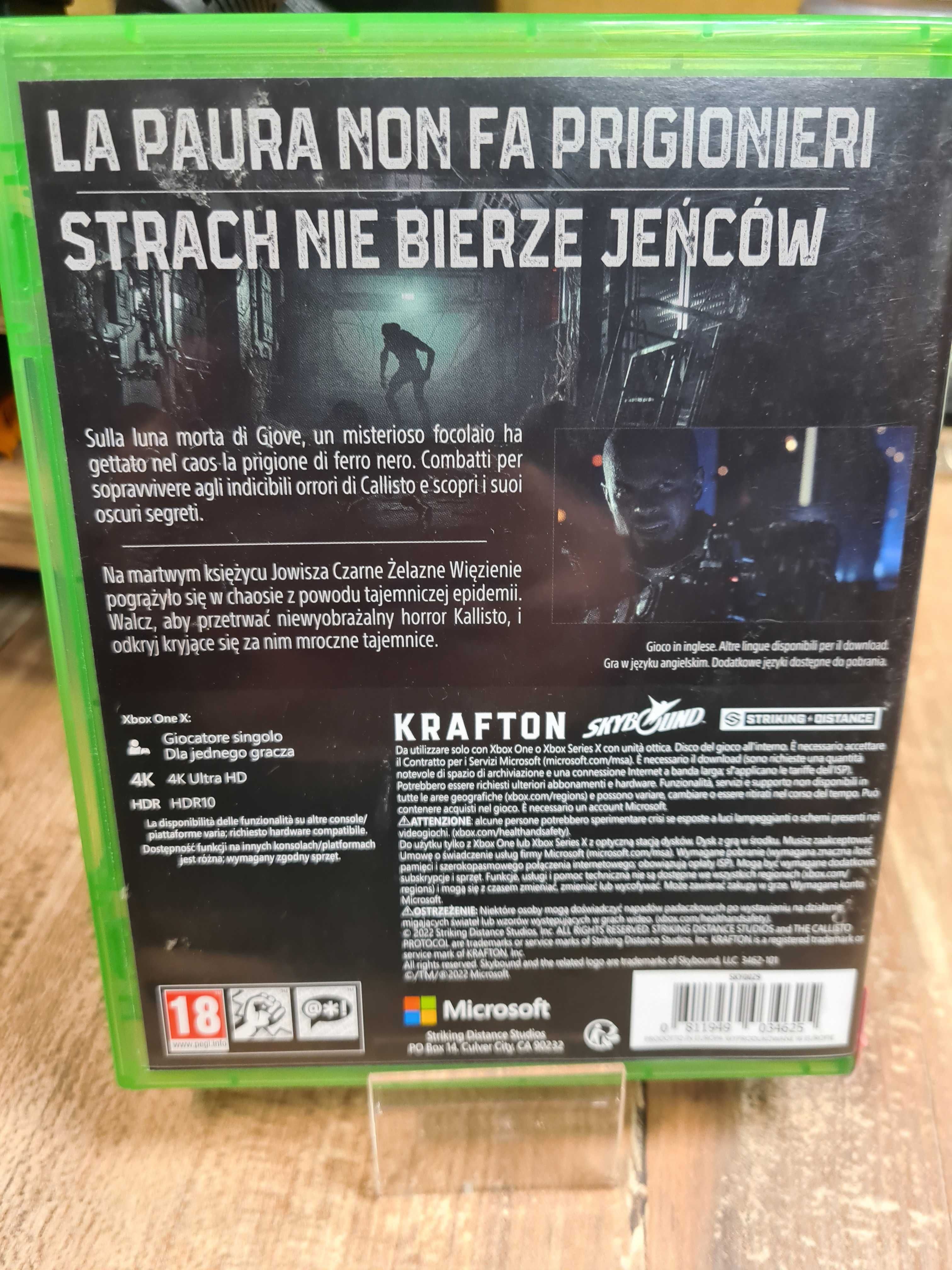 The Callisto Protocol XBOX ONE,  Sklep Wysyłka Wymiana