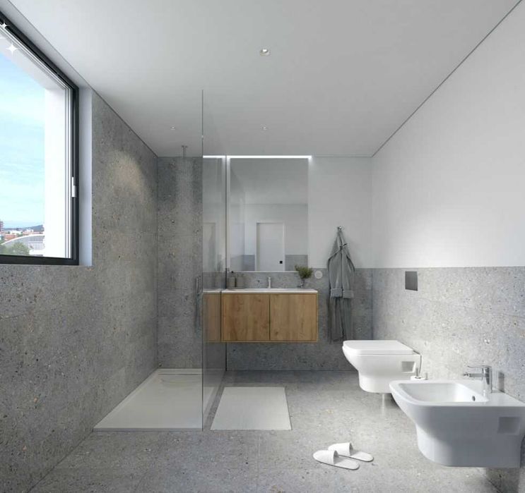 Apartamento T3 com 140 m2 varanda 25m2,  lugar de garagem e um arrumo