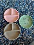 Pratos de silicone (conjunto)