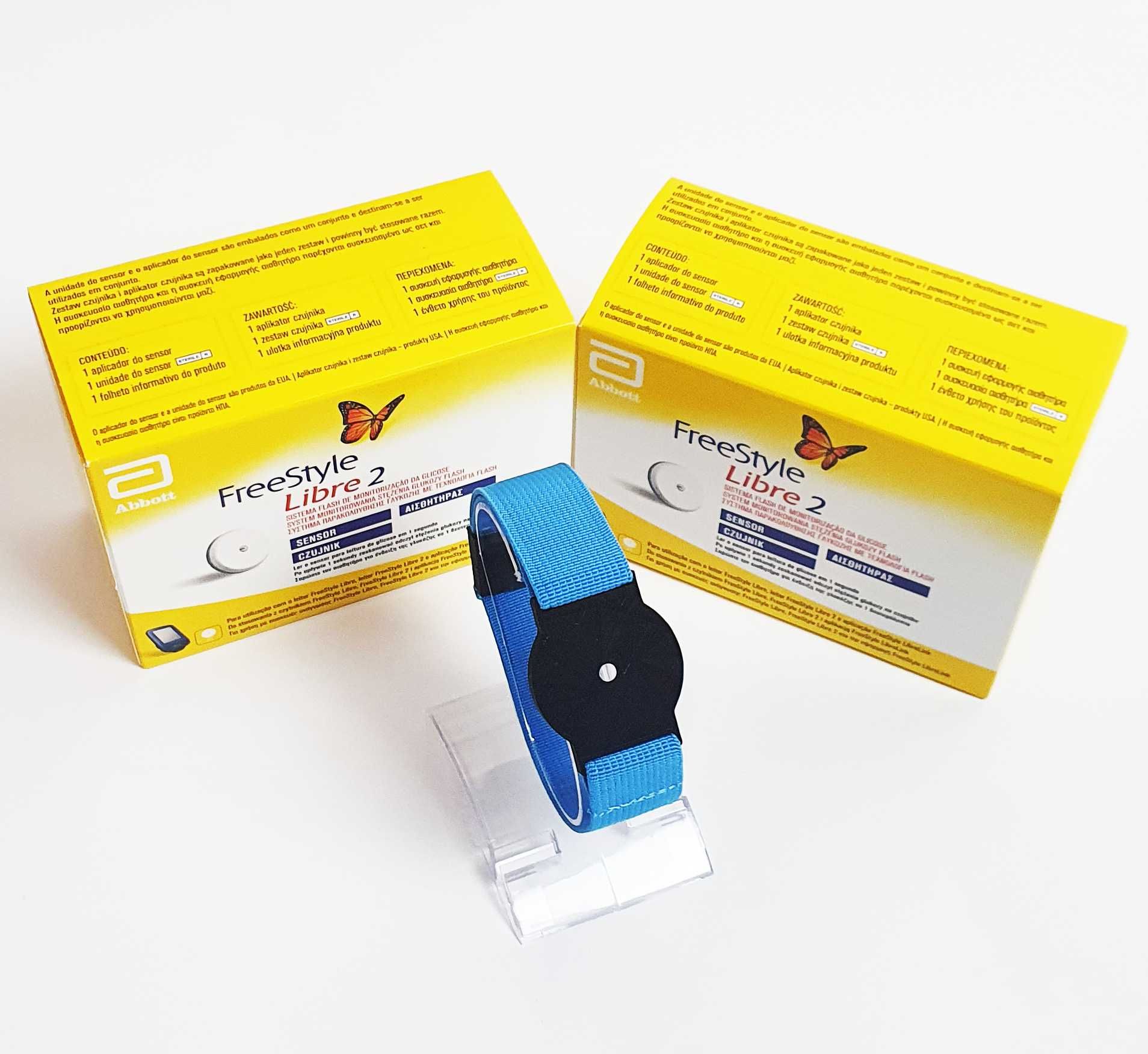 Sensor Freestyle Libre 1 i 2 - Opaska Ochronna NIEBIESKA