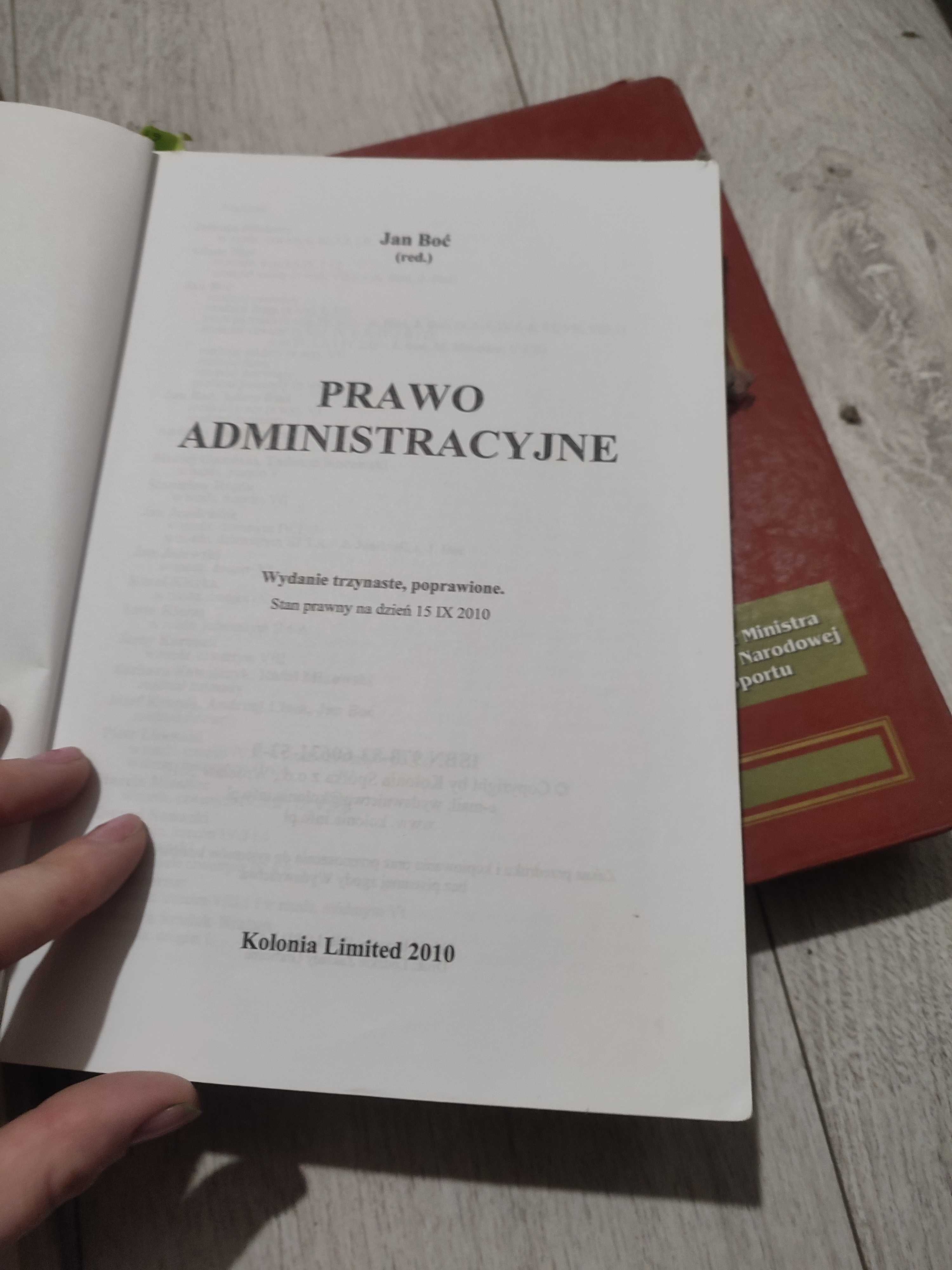 Prawo administracyjne Jan Boć