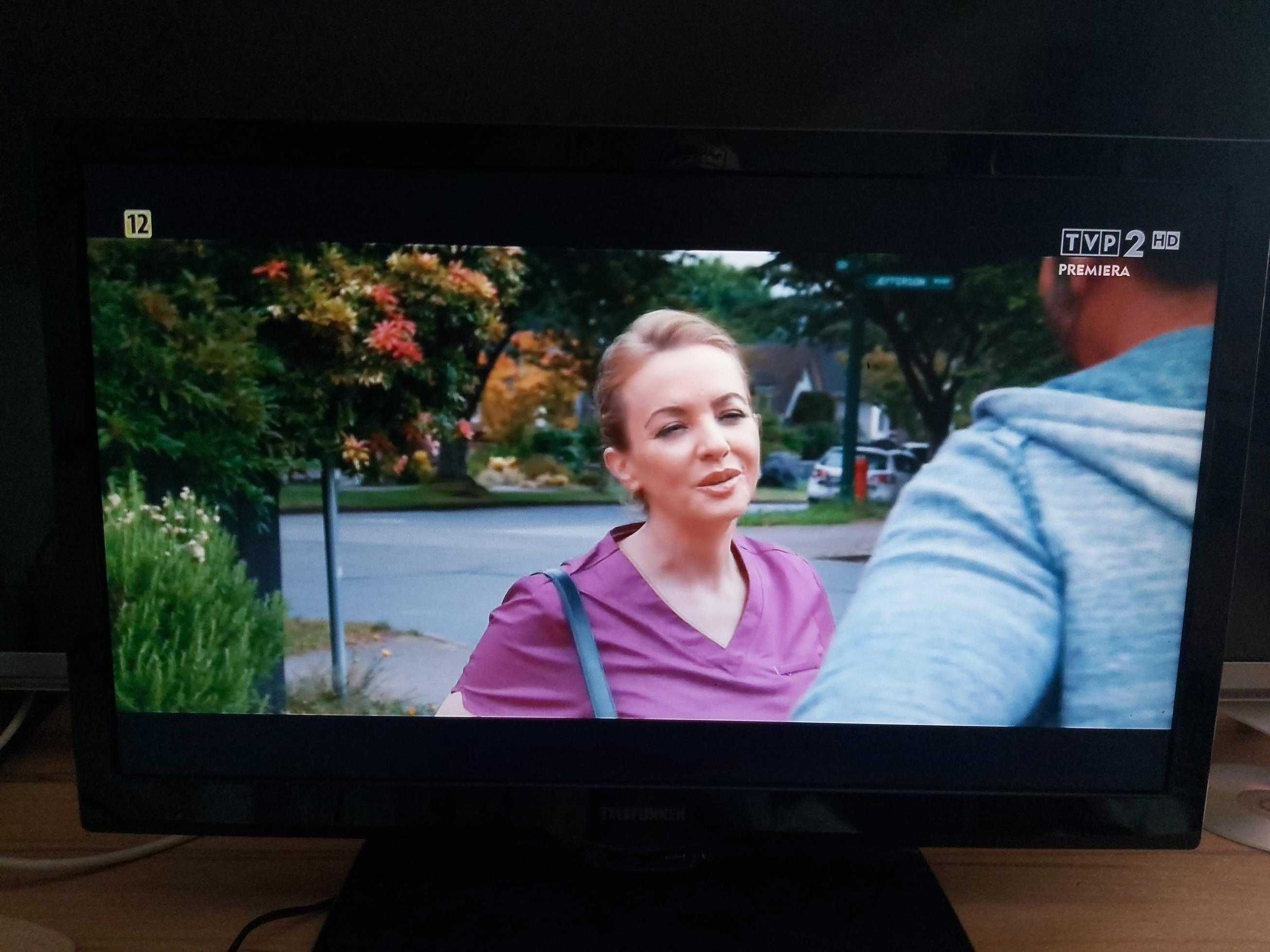 Telewizor 22 cale LCD Fajny mały TV  DVBT Okazja HDMI