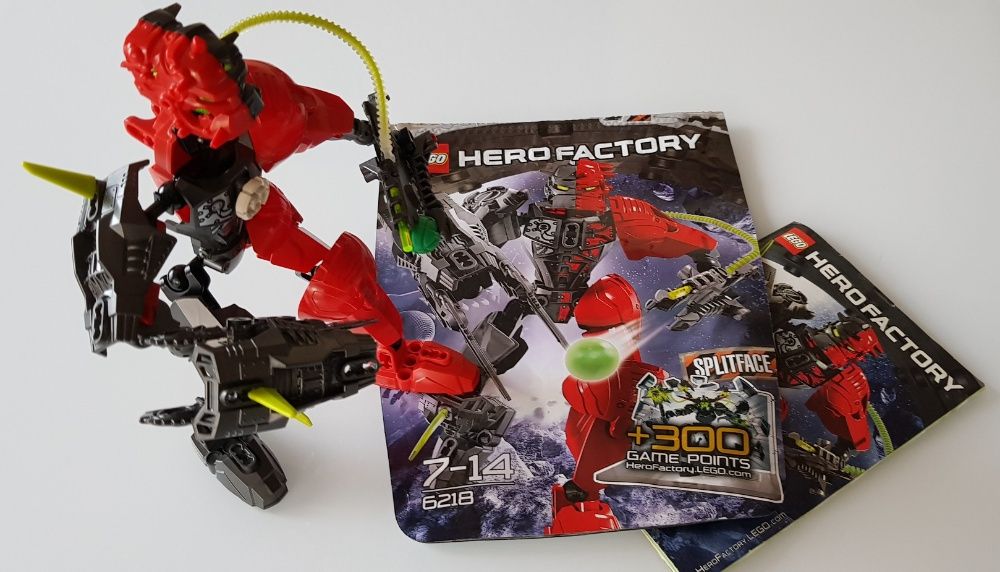 Klocki LEGO SPLITFACE hero factory Robot Heros