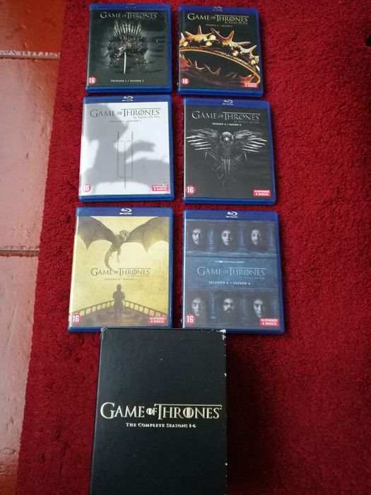 Saga  A Guerra dos Tronos de 1 a 6 temporada