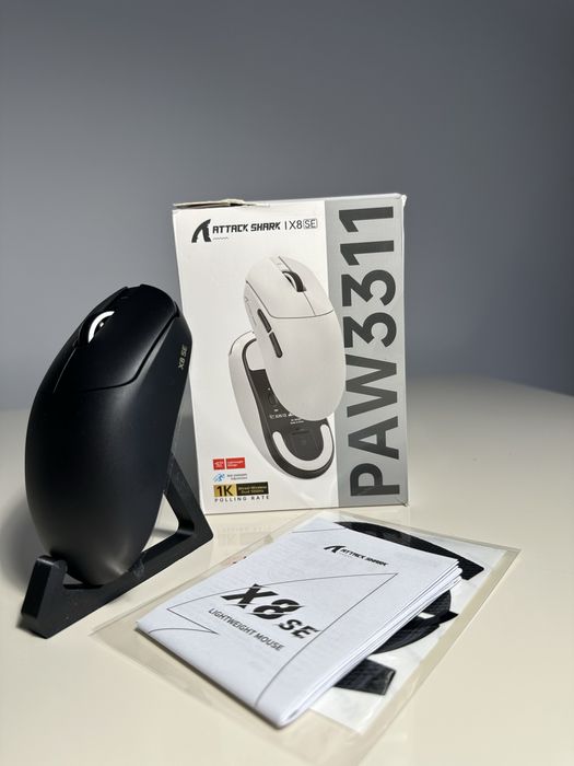 Мишка ATTACK SHARK X8 SE —чорна