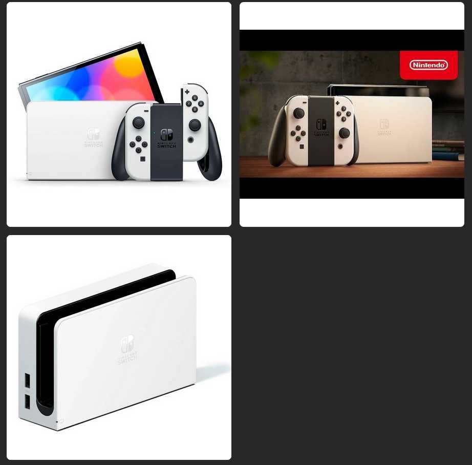 Consola Nintendo Switch (versão OLED) Branca
