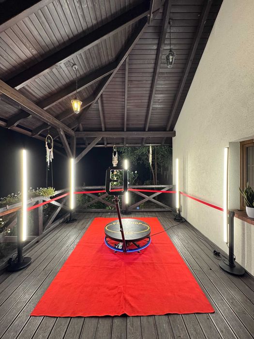 Wynajem Fotobudka 360°,Maszyna do ciężkiego dymu,Fontanny iskier