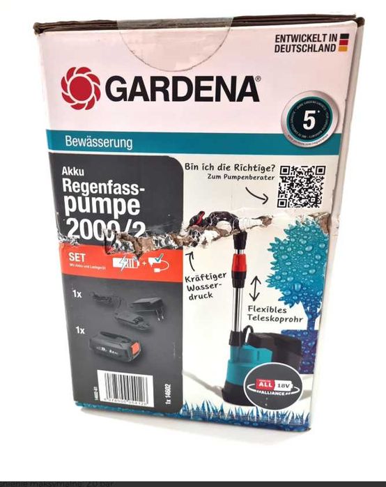 Pompa do wody deszczowej GARDENA 2000/2