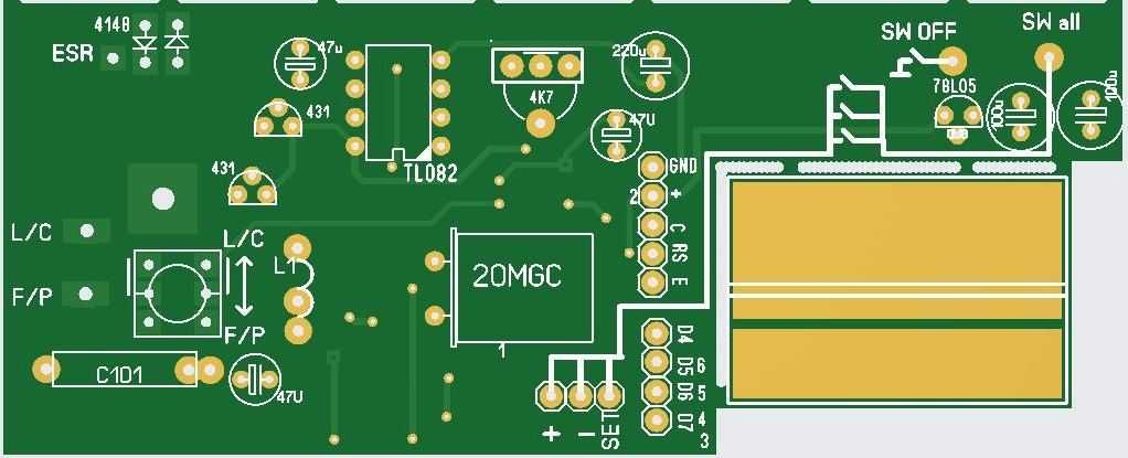 Набор  деталей Miron63 V.3 без LCD+печатна плата+заготовка под адаптер