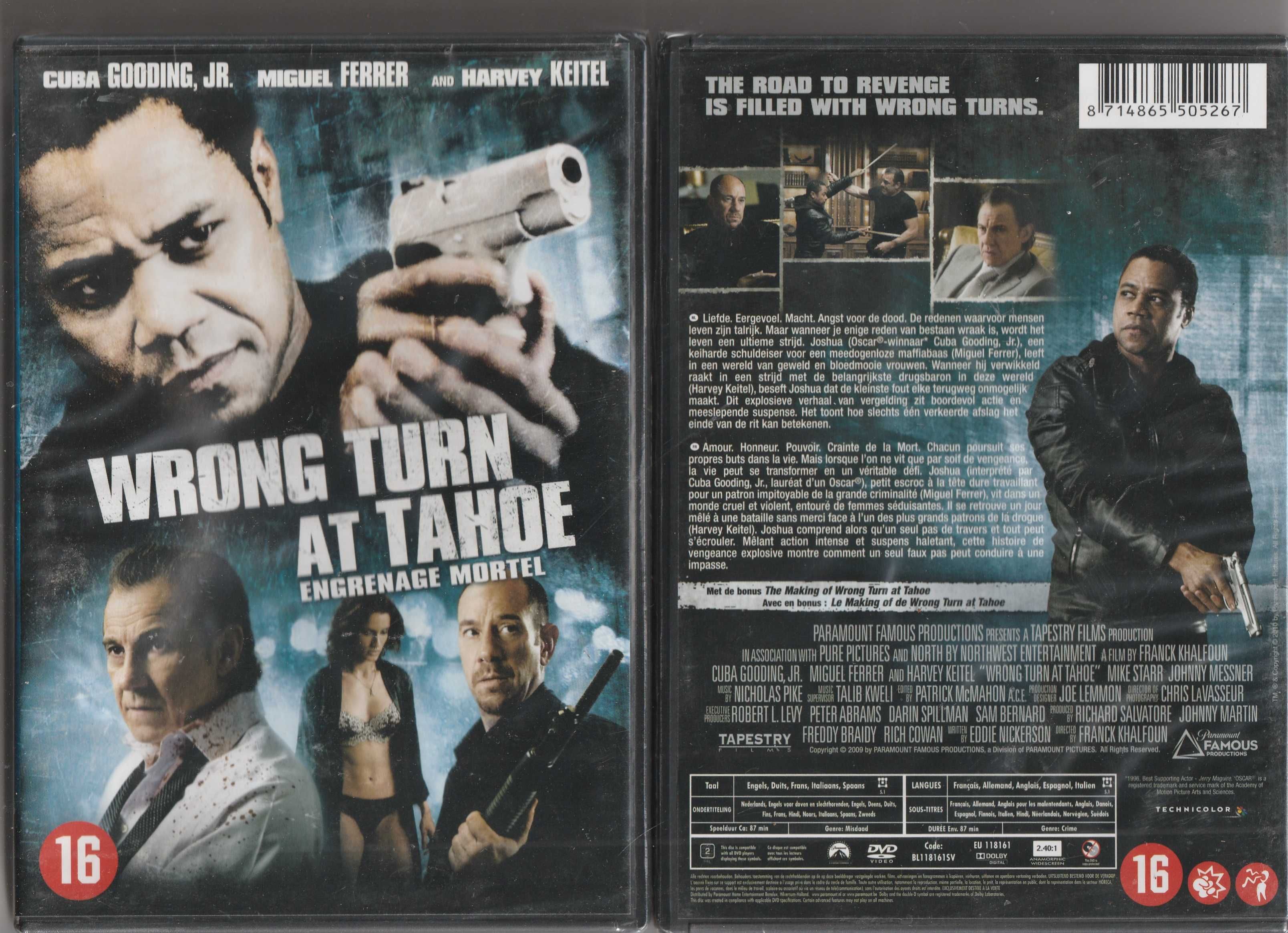 Wrong turn at Tahoe Droga śmierci ang,fr DVD