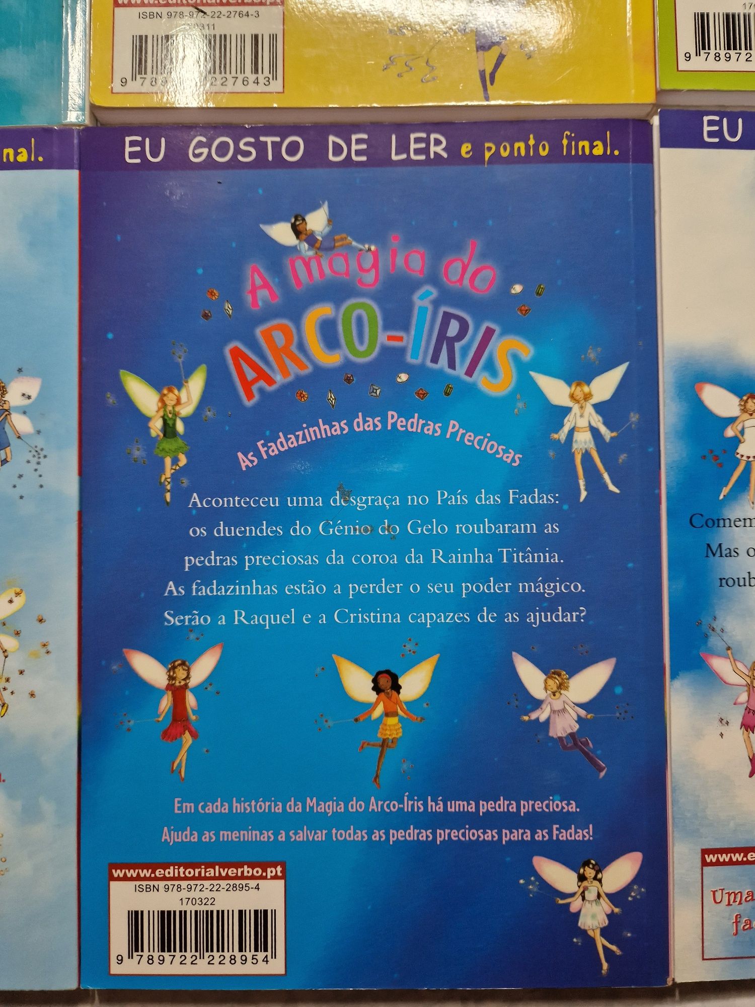 Livros coleção A magia do Arco-Iris