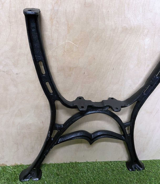 NOWOŚĆ żeliwny taboret ŁAWA bez oparcia ŻELIWO odlew NOGI boki ŻELIWNE