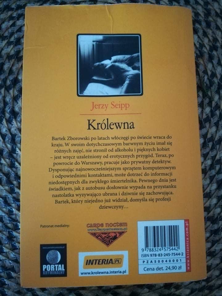 Książka kryminał ,,Królewna’’ - Jerzy Seipp