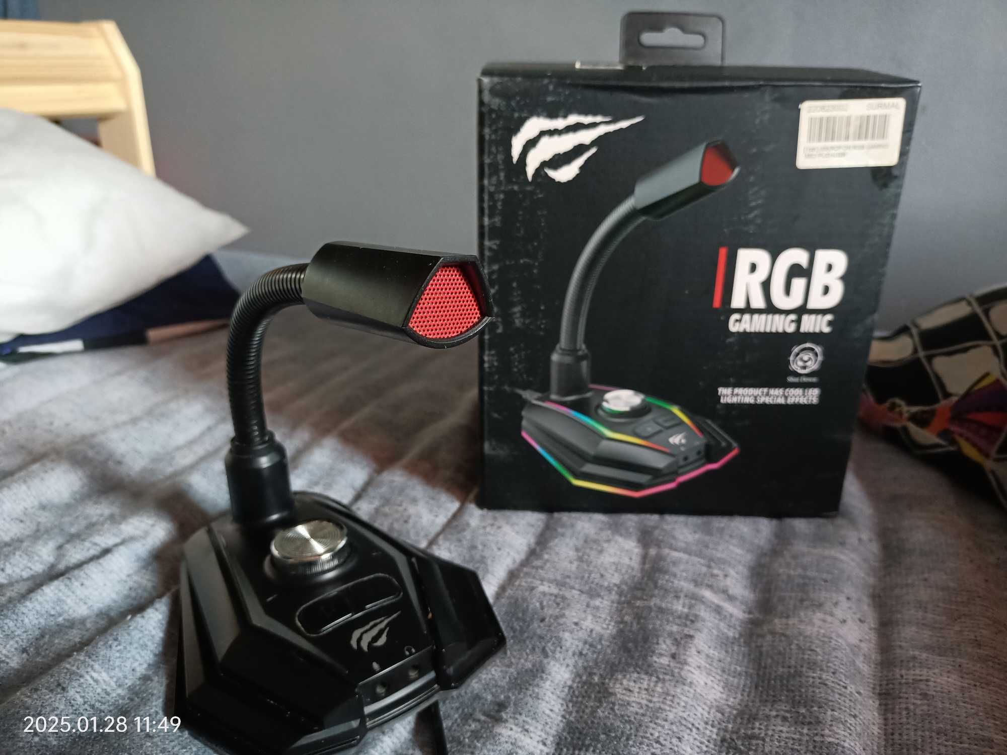 Mikrofon Havit GK56 CZARNY RGB