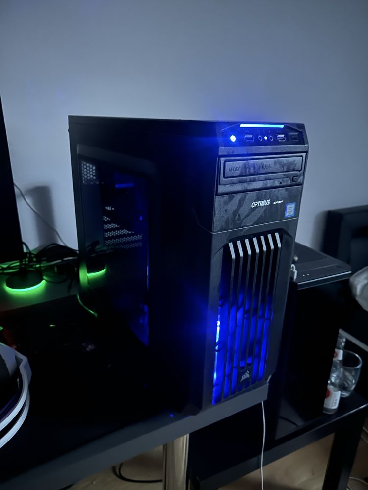 Komputer Stacjonarny monitor 16gb ram samsung 24 cale gtx 1050 i5 7400