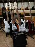 gitara elektryczna + wznacniacz 15W zestaw Ever Play stratocaster ST-2