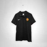 Koszulka polo bawełniana męska Nike Manchester United czarna zielona M