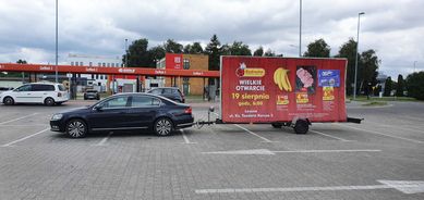 Mobilne Kampanie Reklamowe Przyczepa reklamowa, Przyczepy reklamowe