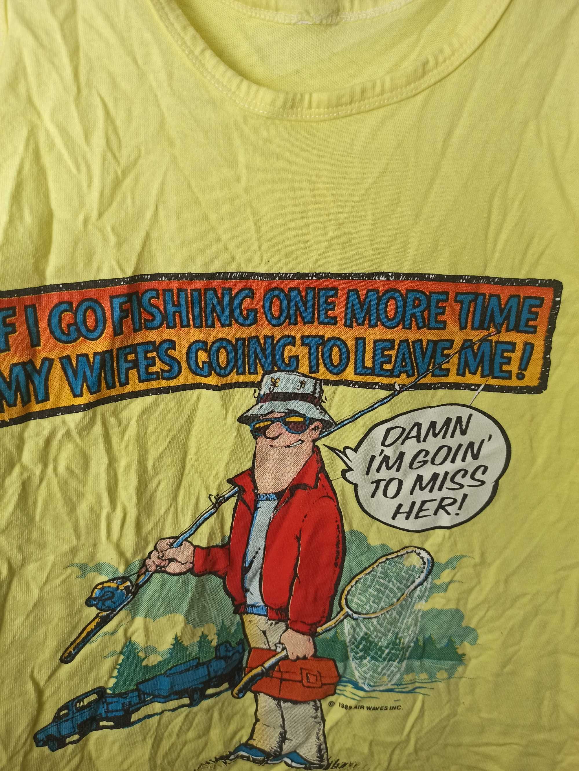 Vintage Fishing Tank Top Funny Meme 80s shirt
koszulka