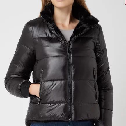 Kurtka guess czarna dwustronna XS/S