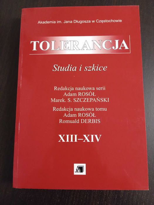 Tolerancja - Studia i Szkice VII, WSP ZS