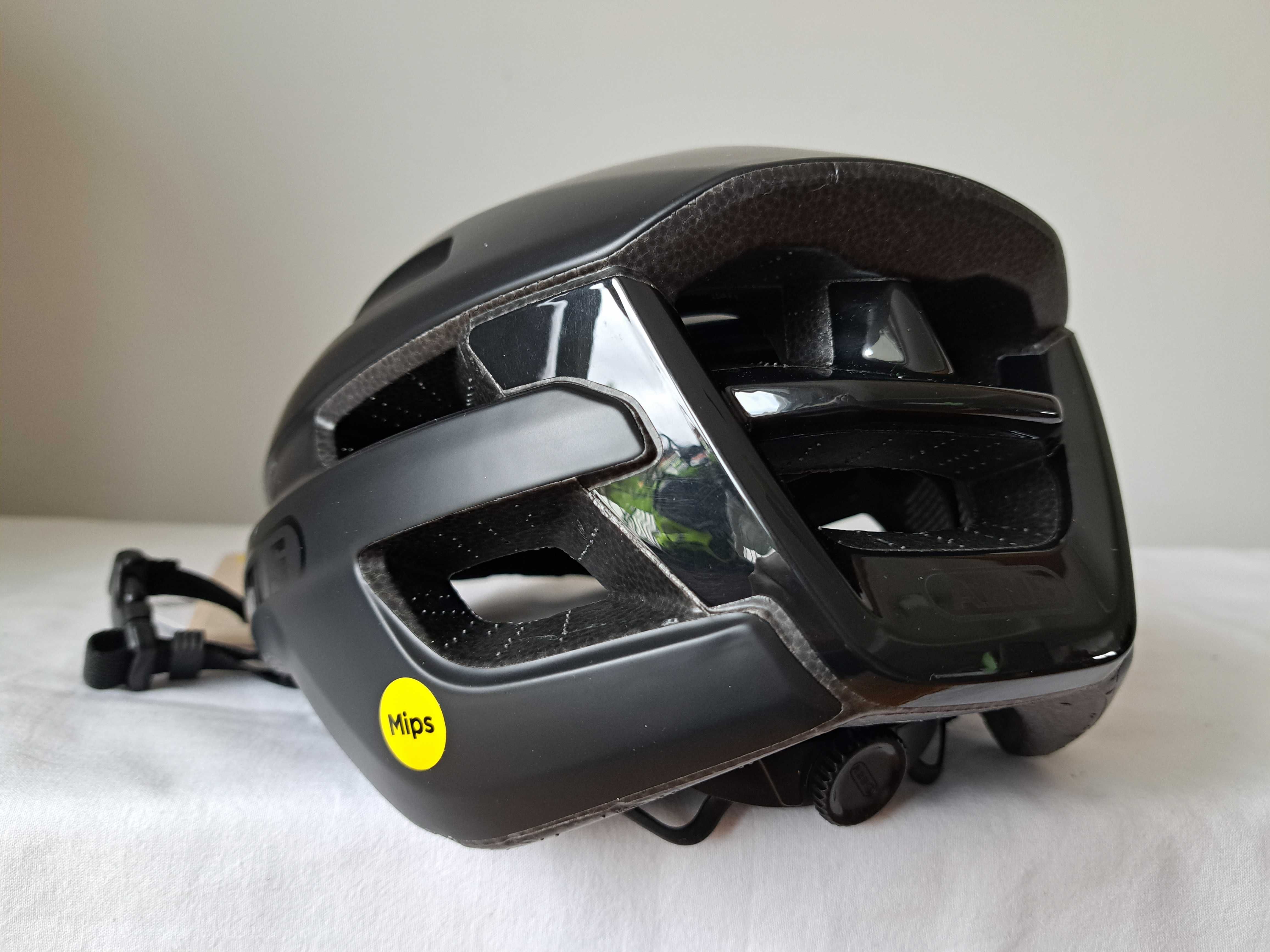 Kask rowerowy Abus Powerdome Mips Velvet Black M 54-58cm