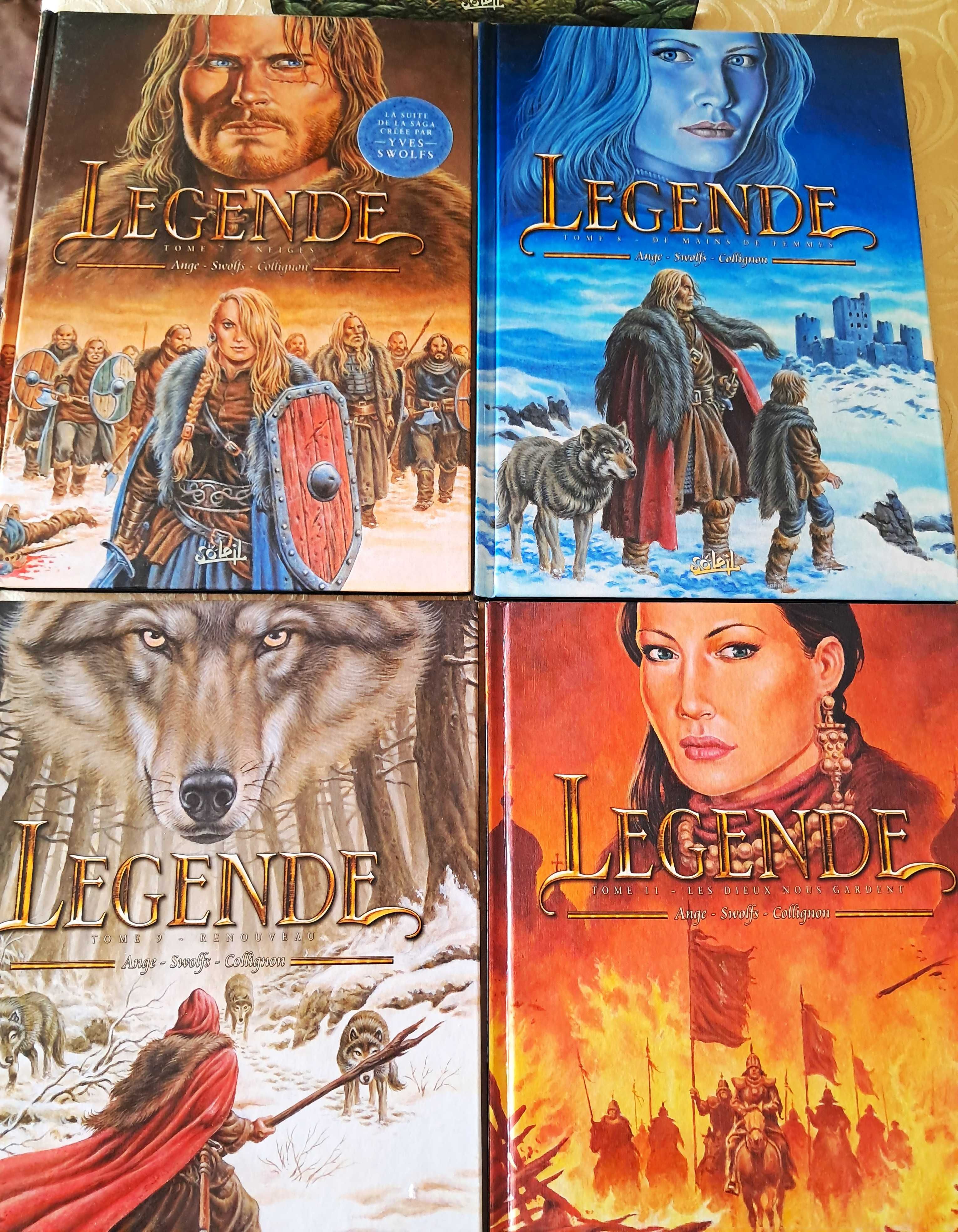 Álbuns BD – Swolfs & Ange & Collignon – Légende (em francês)
